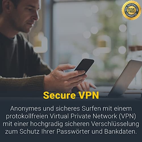Norton 360 Deluxe 2022 | 5-Geräte | Antivirus | Unlimited Secure VPN